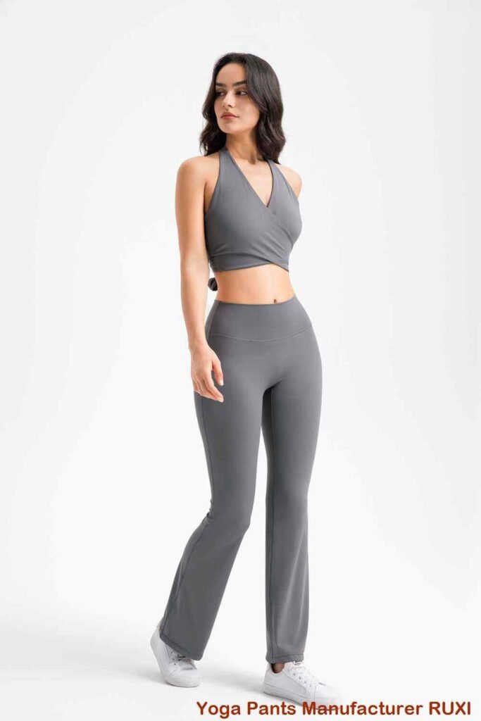 Pantalones capri de yoga para mujer cómodos y elásticos