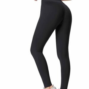 Leggings acampanados de color gris jaspeado Ruxi cl476