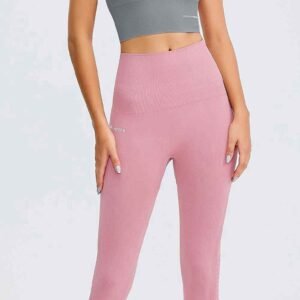 Leggings deportivos de cintura alta de color azul marino