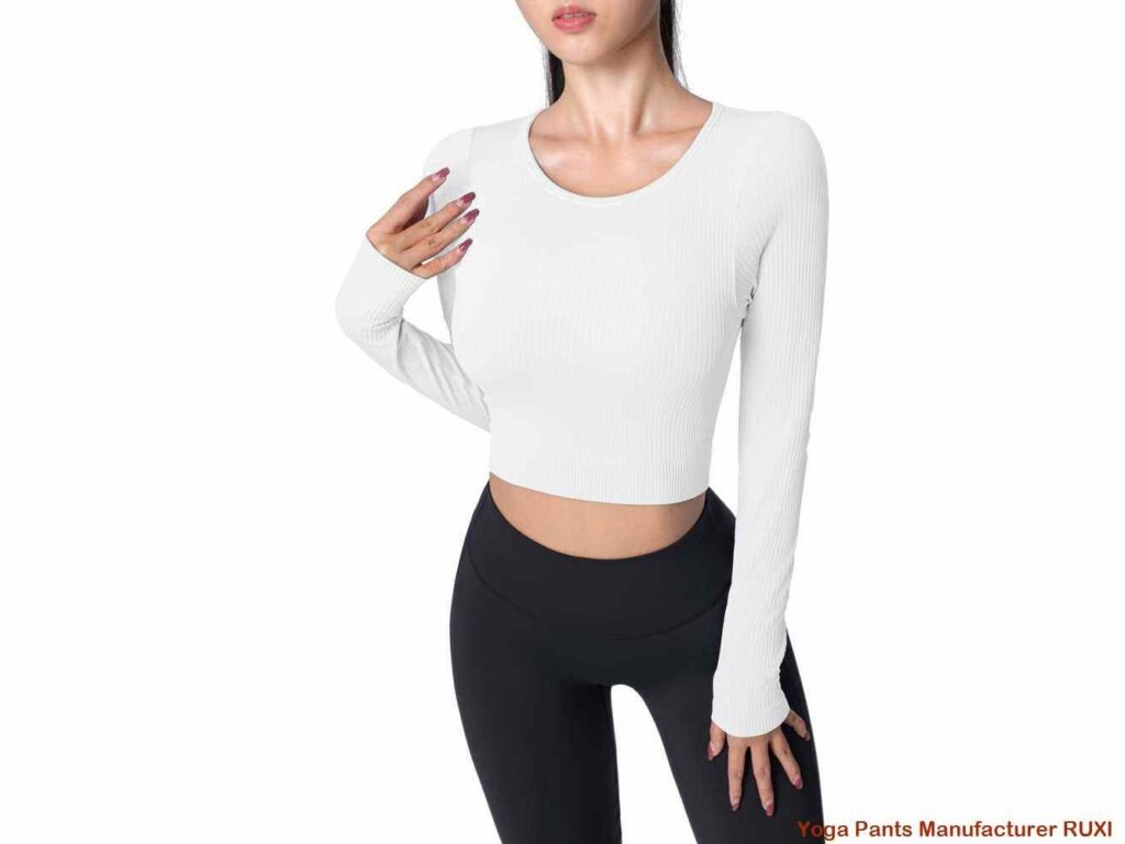 Tops de entrenamiento cortos para mujer Ruxi cl715