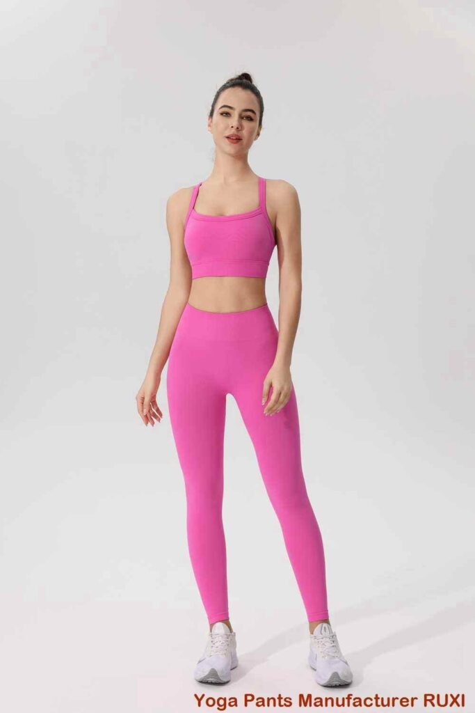 pantalones de yoga negros altos Ruxi cl791