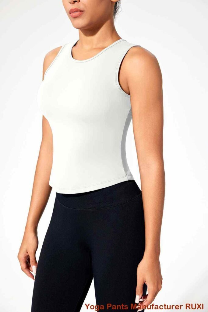 pantalones cortos de yoga de color naranja Ruxi cl3454