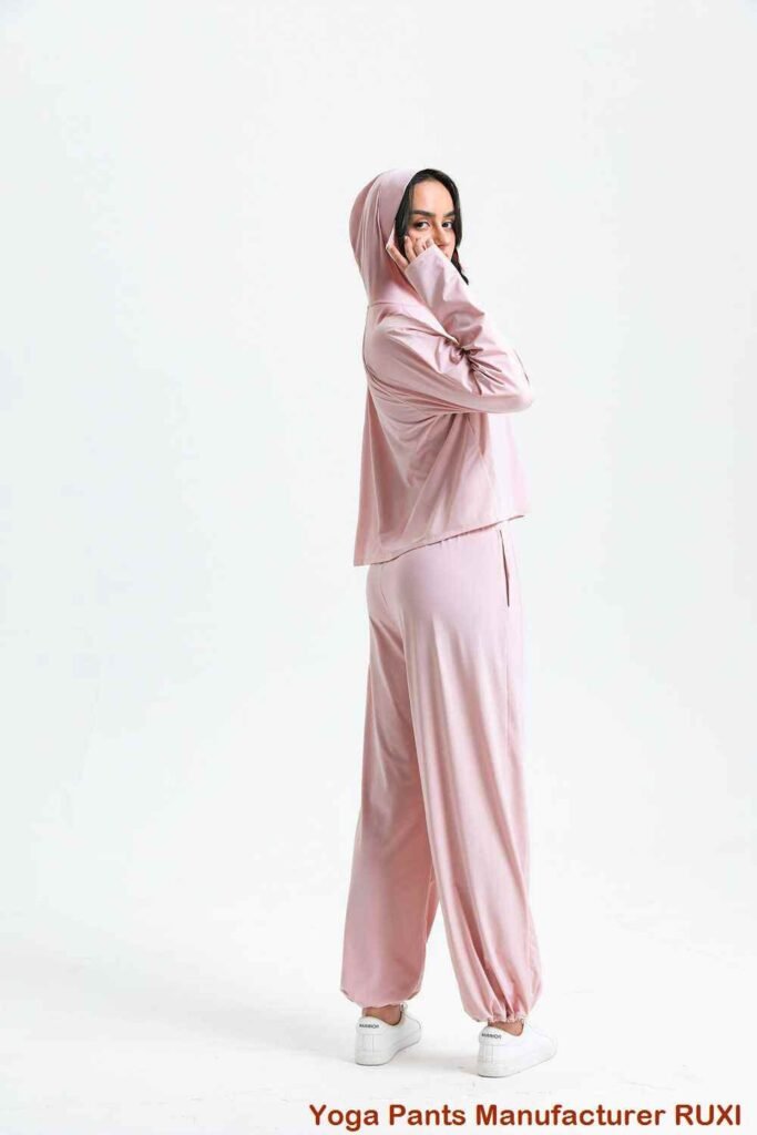 Pantalones de yoga blancos con bolsillos Ruxi cl813