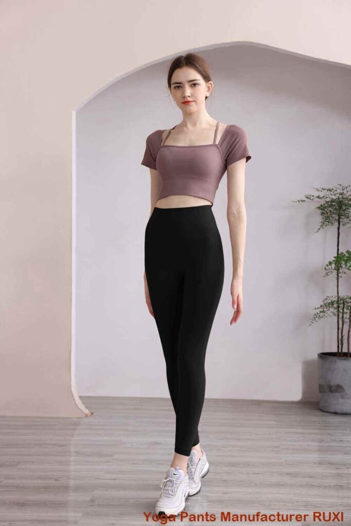 pantalones cortos con banda de yoga Ruxi cl3592