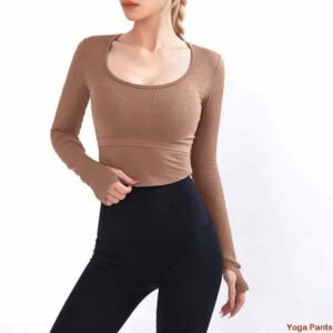 Pantalones de yoga fruncidos elegantes y cómodos Ruxi