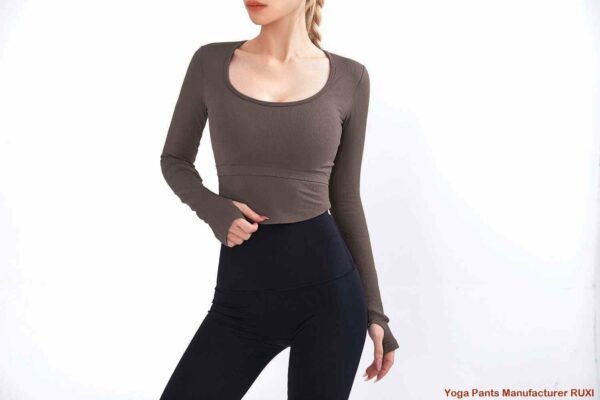 Leggings acampanados sin costura delantera Ruxi cl261