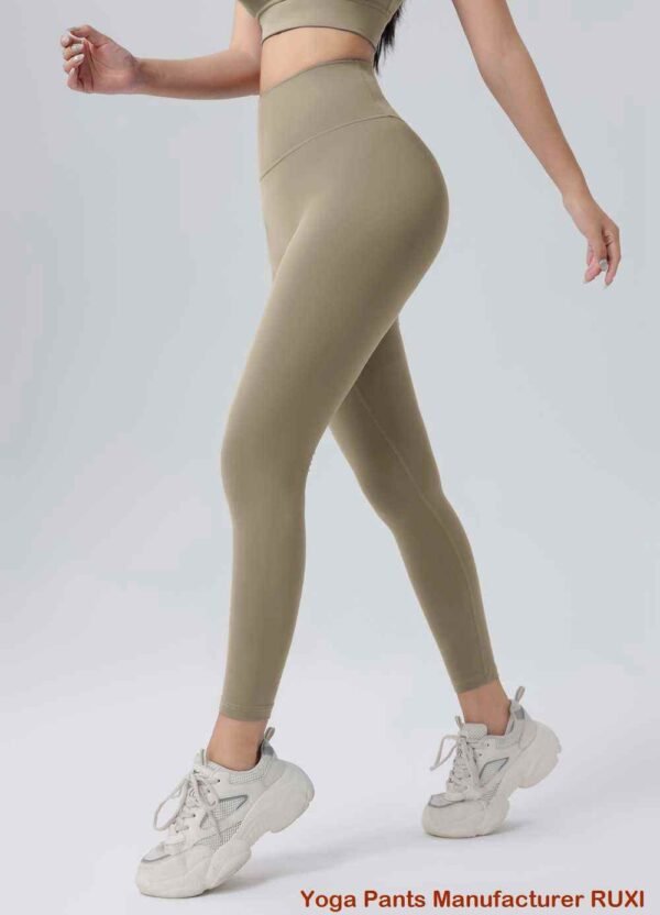 Leggings acampanados de color gris claro para mujer Ruxi