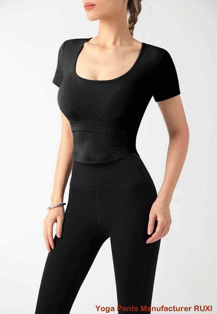 pantalones cortos deportivos de talle medio Ruxi cl3023