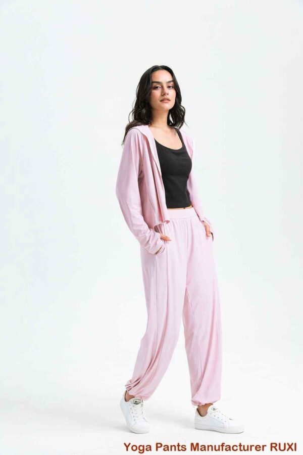 Pantalones de yoga de color gris jaspeado Ruxi cl919